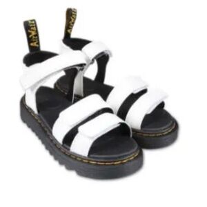 DR. MARTENS KLAIRE LEATHER STRAP SANDALS NWOT